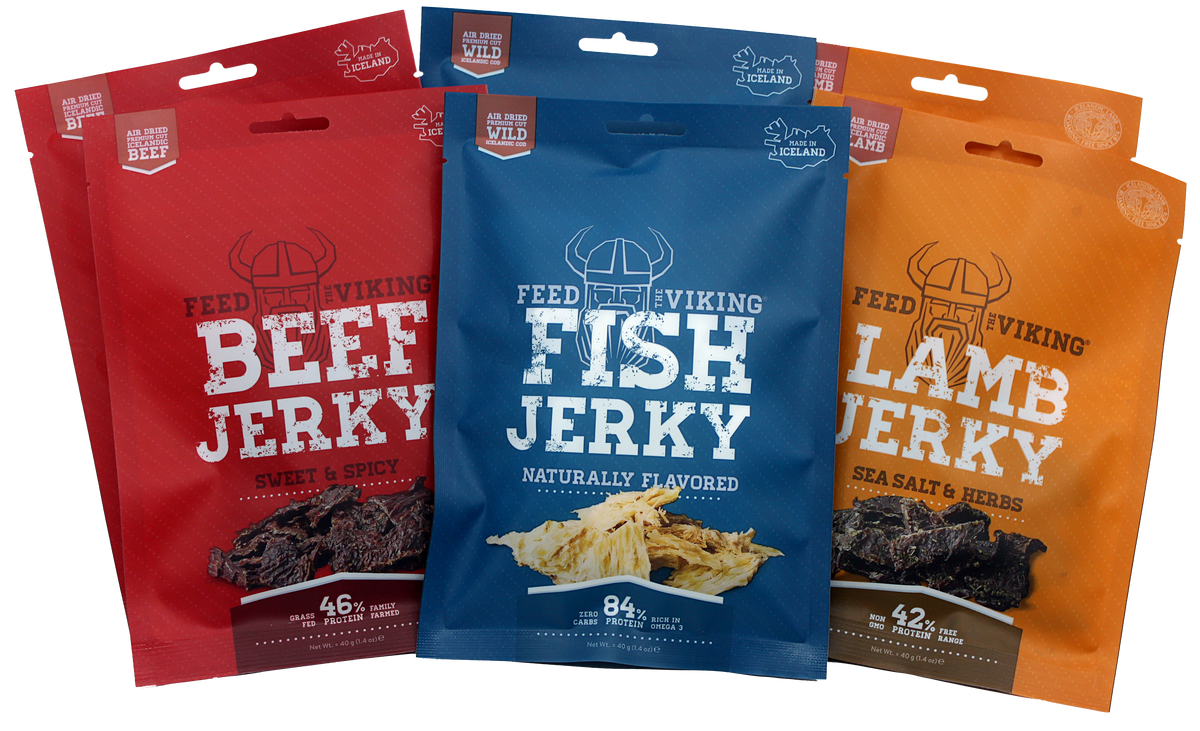 Fish Jerky - Wild Atlantic Cod - Made in Iceland – Feed the Viking