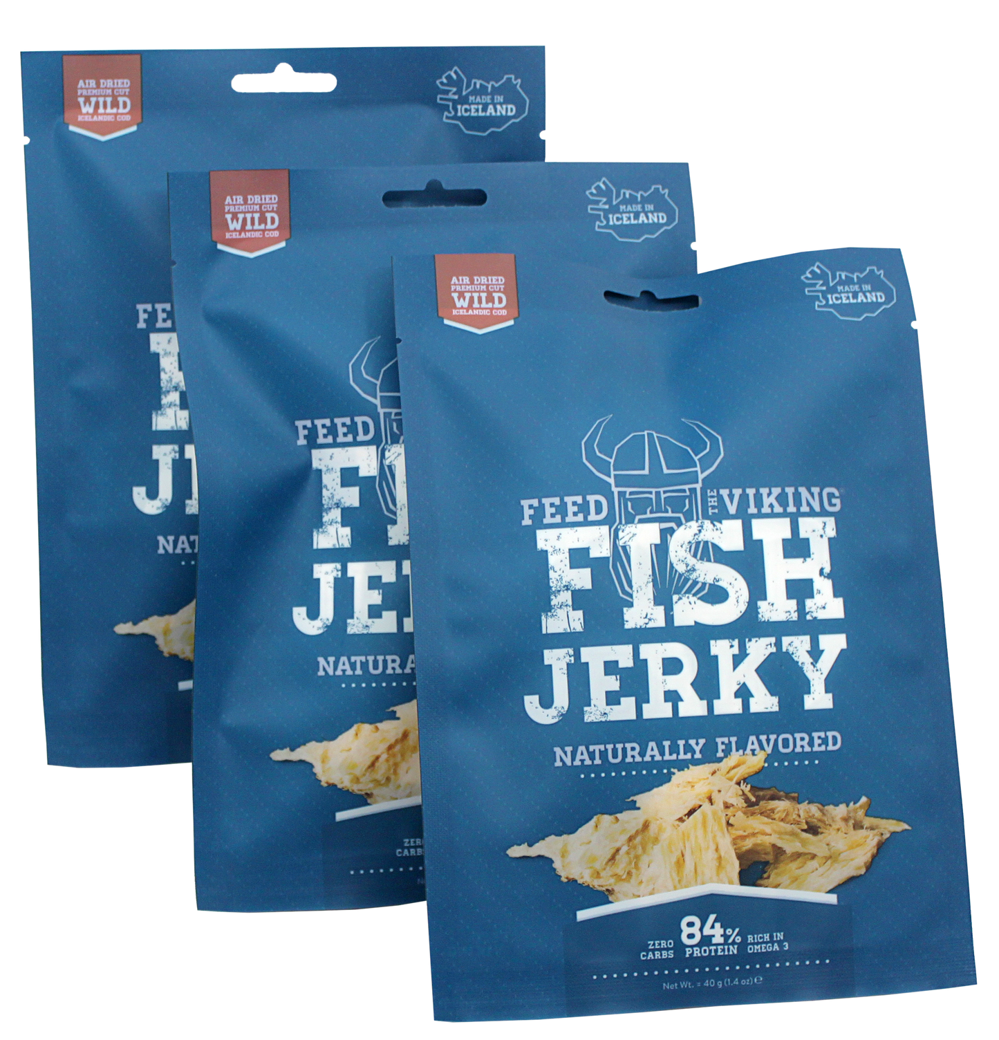 High Protein Fish Jerky from Iceland – No Sugar, No Additives