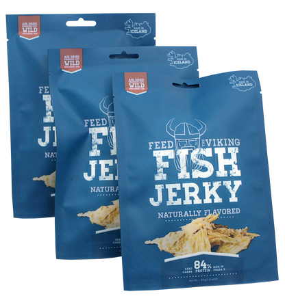 High Protein Fish Jerky from Iceland – No Sugar, No Additives