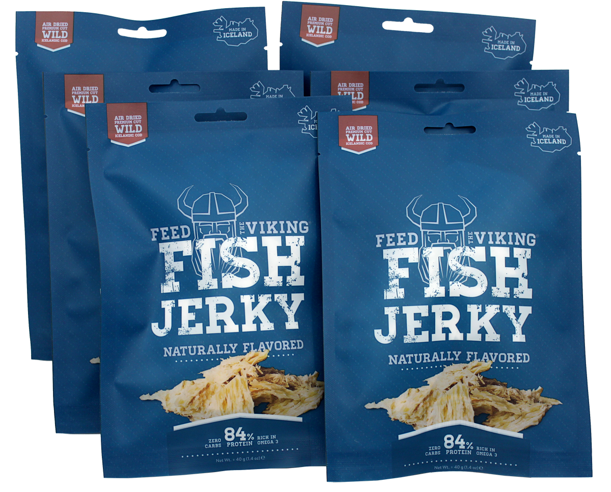 Fish Jerky - Wild Atlantic Cod - Made in Iceland – Feed the Viking